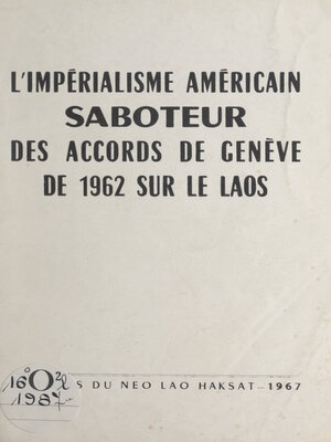 cover image of Memorandum du Comité central du Neo Lao Haksat